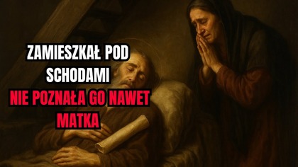 Zamieszkał pod schodami.  Umarł w opinii świętości!  Święty Aleksy (17 lipca)