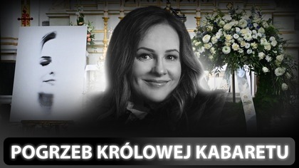POGRZEB KOŁACZKOWSKIEJ.  MAJEWSKI NIE POWSTRZYMAŁ ŁEZ.  WIELKI WIENIEC I NAPIS ŁAMIĄCY SERCE...