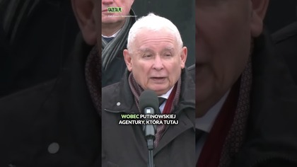 Ostre słowa Jarosława Kaczyńskiego! #shorts