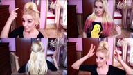 MOJE TRZY ULUBIONE FRYZURY Z DOCZEPIANYMI WŁOSAMI  Beauty Hair