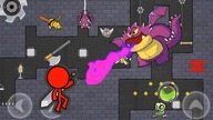 Red Stickman Animation Fighting Stick cartoons puzzle game Level 61-70 + BOSS Walkthrough free games