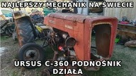 Najlepszy mechanik na świecie - Ursus c 360 - Podnośnik działa !