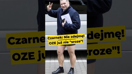 Czarnek: Nie zdejmę! OZE już nie sroze! #Czarnek