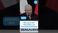 Wierzycie mu? Kaczyński o OKŁAMYWANIU Polaków #shorts