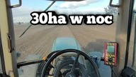 Całonocny siew pszenicy/ John Deere 6620 & Vaderstad Rapid