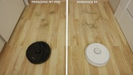 PROSCENIC M7 PRO vs ROBOROCK S5 (podłogi, dywany)