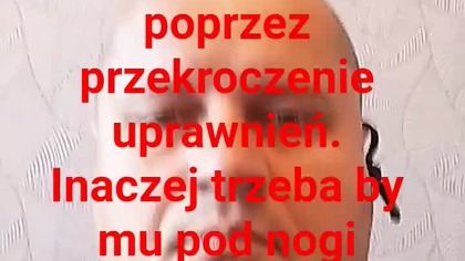 panie Krzysztofie Woźniak a to przekroczenie uprawnień przez niedopełnienie obowiązku.