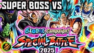 SUPER BOSSES VS GLOBAL CAMPAIGN SPECIAL BATTLE STAGE 2 SUPER 3 DBZ DOKKAN BATTLE