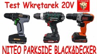 Test wkrętarek Niteo Parkside Black&Decker - Królowa jest tylko jedna ;)
