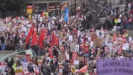 LiveLeak - Massive London protest against Trump: Youre not welcome here