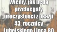 Wiemy, jak będą przebiegały uroczystości z okazji 43.  rocznicy Lubelskiego Lipca 80