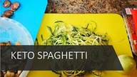 Keto kuchnia - keto spaghetti z cukinii