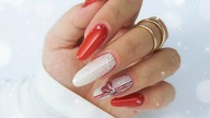 NailMas #5 christmas bow /Allepaznokcie Molly Lac