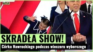 Córka skradła show Nawrockiemu! Wieczór wyborczy | Gazeta.pl