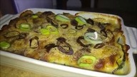 ZAPIEKANKA Z KALAFIOREM, CUKINIA I KIELBASA