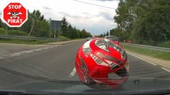 Najechanie i ucieczka motocyklem.  STOP PIRAT