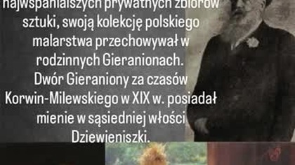 Dziewieniszki - Gieraniony.  Kolekcja Korwin Milewskiego.  Dieveniškės - Geranainys.  Korvin-Milevskis