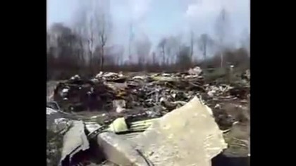 Film anonimowy nadesłany do mnie z podpisem - byłem tam .Gdzie reszta 90 % samolotu ? .