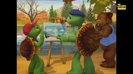 Franklin i przyjaciele Franklin i polowanie na dinozauera, Franklin maluje obraz