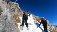 Giewont - zimowe wejście na szczyt.  Idealna widoczność