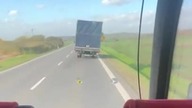 Straszny wypadek busa na zakręcie