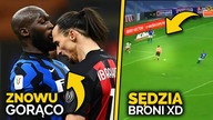 GORĄCO...  Kolejna SPINA Lukaku z Ibrahimoviciem! Sędzia wczuwa się w rolę BRAMKARZA!