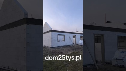 Adaś 70m2 Żyrardów  prawie koniec  http://dom25tys.pl #budowa #waghouse #iletokosztuje #dom25tys