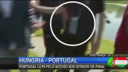 Cristiano Ronaldo zabrał dziennikarzowi mikrofon i wyrzucił do wody!