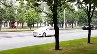 Efektowny drift czołgiem