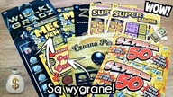 Zdrapki Lotto #498 Czarne i żółte zdrapki opanowały kanał  Mix za 74zł w wygranymi 