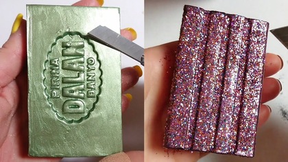 Soap Carving ASMR Relaxing Sounds no talking Satisfying ASMR Video #soapcarving #soapcuttingvideo