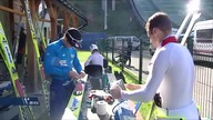 Polscy skoczkowie trenują w Szczyrku (09. 10. 2014)