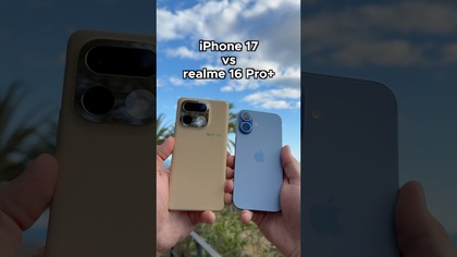realme 16 Pro+ vs iPhone 17 