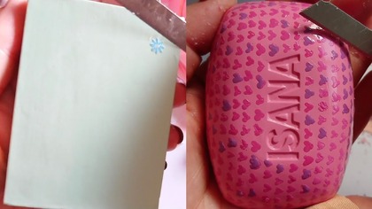 Soap Carving ASMR Relaxing Sounds no talking Satisfying ASMR Video