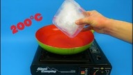 HOT PAN vs BIG ICE CUBE I Experiment
