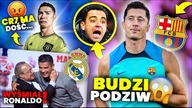 ALE WTOPA...  Cristiano Ronaldo WYŚMIANY przez Florentino Pereza! Lewandowski BUDZI PODZIW w Barcy!