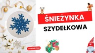 Śnieżynka na szydełku - ozdoba szydełkowa #460