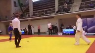 II miejsce! Na Turnieju Judo w Bielsku Białej.  Walka finałowa nr 4/4