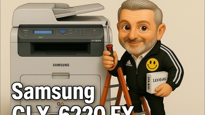 Samsung CLX 6220Fx uruchomiony po latach