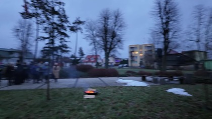 Świąteczne spotkanie opłatkowe na skwerku w Markuszowie - niedziela 17 grudnia 2023 r.  cz.  1