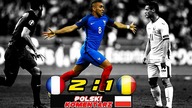 Francja 2:1 Rumunia Euro 2016, skrót meczu, Polski komentarz HD