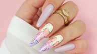 Cute colorful liquid nails art tutorial / Elisium Nails
