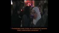 SZOK Samozaoranie muzułmanki - powiedziała że Allah to SZATAN