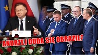 Andrzej Duda obraził się na policję?