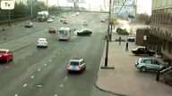 Wypadek na drodze Rosja