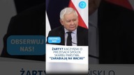 (subskrybuj) ŻARTY? Kaczyński o prezesach spółek skarbu państwa Zarabiają na waciki #shorts