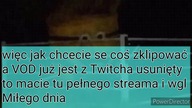 Stream z Twitcha przerzucony na YouTube bo czemu nie.