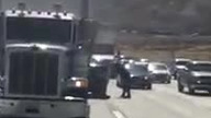 Jeden z najdziwniejszych wypadków na autostradzie