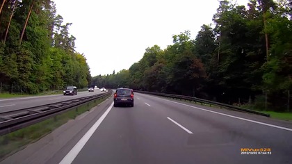 Idiota z Gdyni na tr&oacute;jmiejskiej obwodnicy