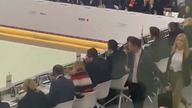 Sikorski wychodzi podczas przemówienia Ławrowa